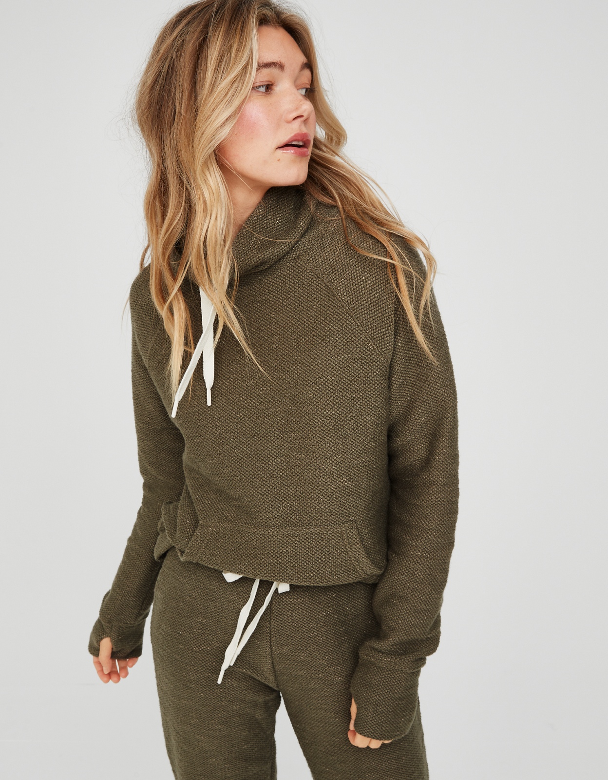 Aerie cowl on sale neck sweatshirt