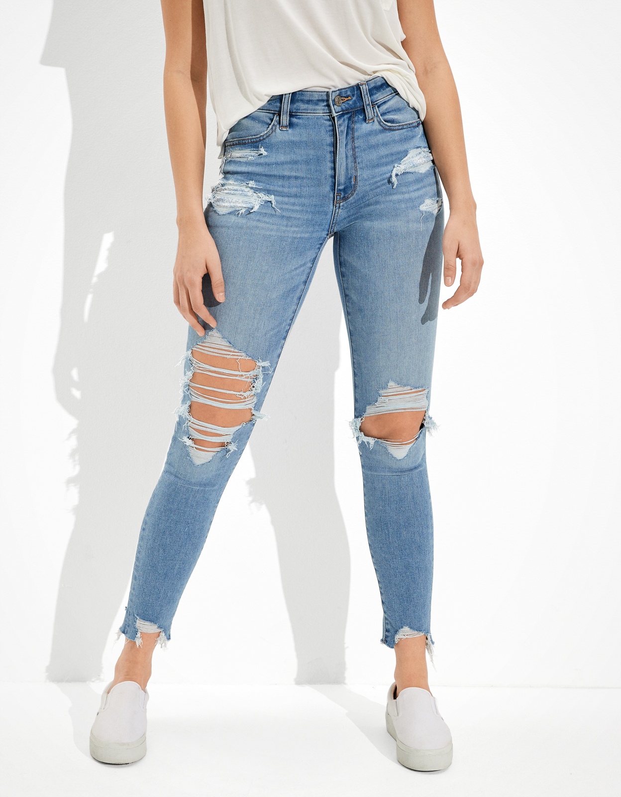American eagle jegging on sale crop super super stretch