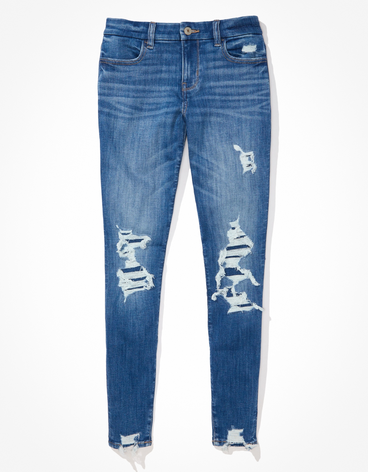 AE Next Level Patched Low Rise Curvy Jegging