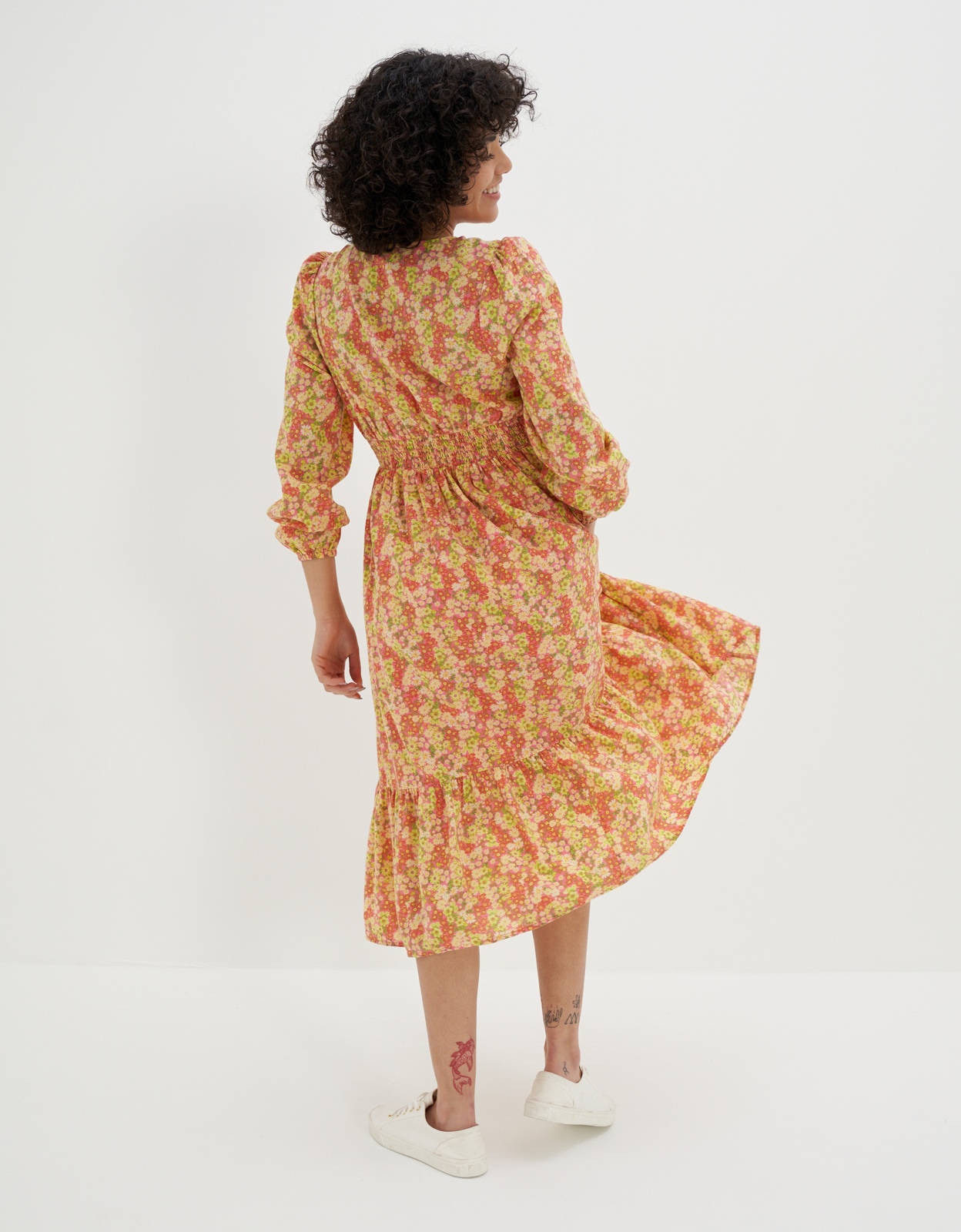 Aerie Tiered Midi Dress