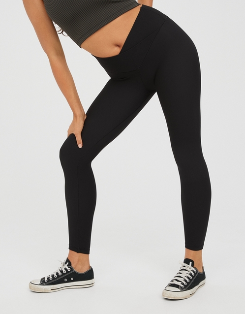 Shop OFFLINE By Aerie Real Me Waffle High Waisted Crossover Legging online